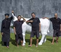 Villa Issi, Freundliches Villa Personal