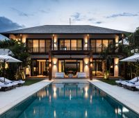 Вилла Gendang, Бассейн на закате